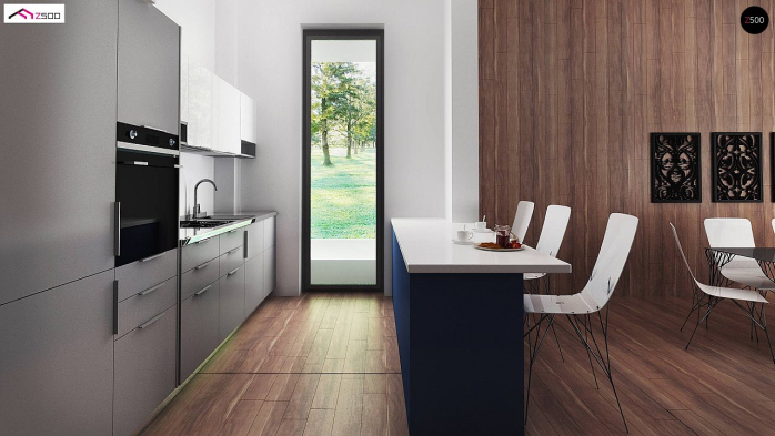 Проект дома Ux141 S - 9 Одноэтажные дома в Киеве