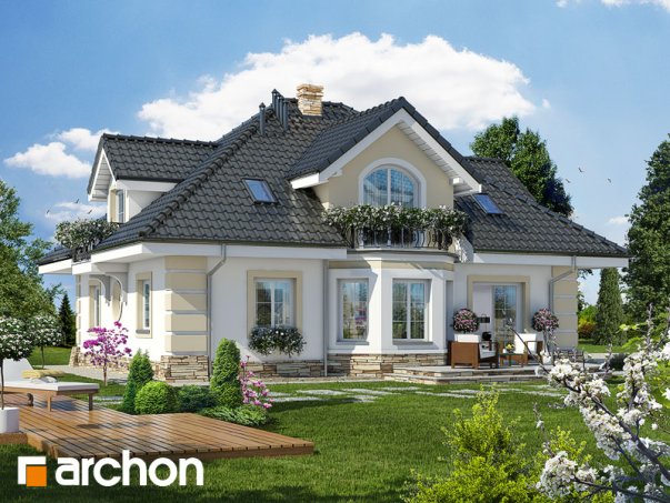 Проект дома Дом в дуброве (Г2П) вер.2 - 2 С мансардным этажом дома в Киеве