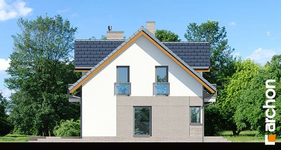 Проект дома Дом в ясенниках - 4 С мансардным этажом дома в Киеве