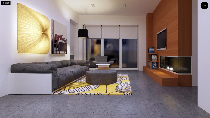 Проект дома U297 GF - 7 Двухэтажные дома в Киеве