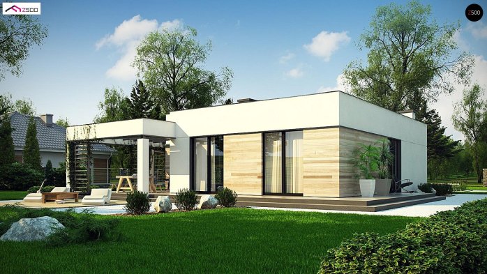 Проект дома Ux138 - 5 Одноэтажные дома в Киеве