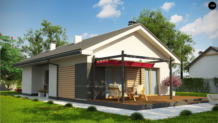 Проект дома U329 - 3 Одноэтажные дома в Киеве