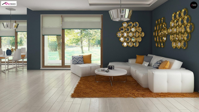 Проект дома U258 - 5 Одноэтажные дома в Киеве