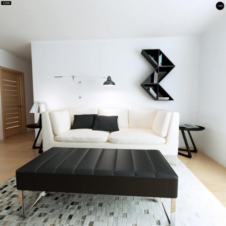 Проект дома Ux53 - 8 Одноэтажные дома в Киеве