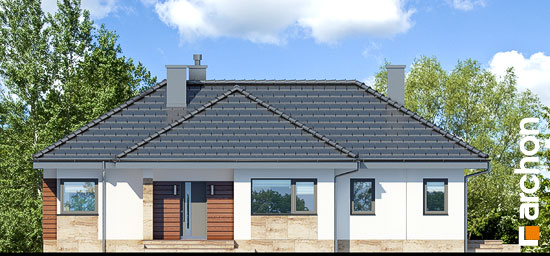 Проект дома Дом в грушках - 3 Одноэтажные дома в Киеве