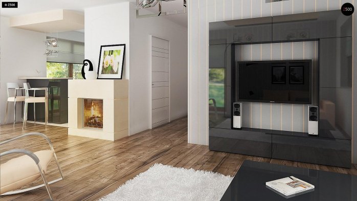 Проект дома U223 - 8 С мансардным этажом дома в Киеве