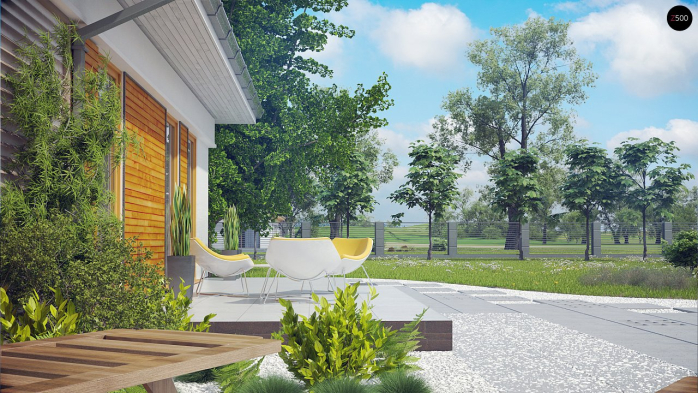 Проект дома U303 - 5 Одноэтажные дома в Киеве