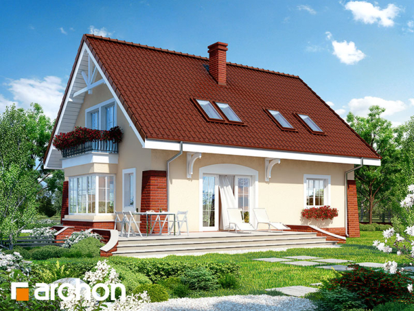 Проект дома Дом в клеверках 2 вер.2 - 2 С мансардным этажом дома в Киеве