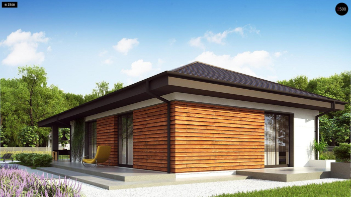Проект дома U317 - 6 Одноэтажные дома в Киеве