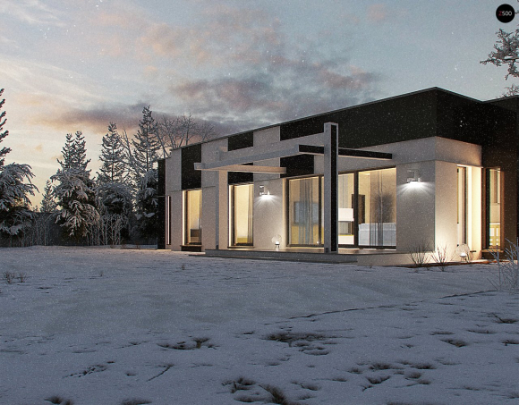 Проект дома Ux116 - 13 Одноэтажные дома в Киеве