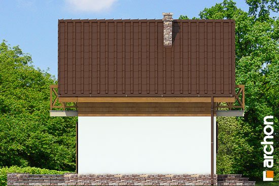 Проект дома Летний домик в крокусах вер.2 - 5 С мансардным этажом дома в Киеве