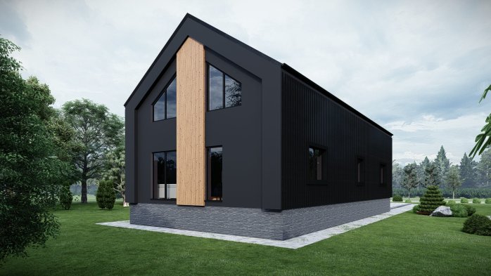 Проєкт будинку DBT 617 - Двоповерхові дома у Києві