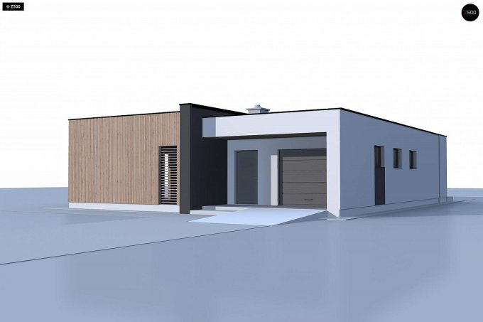 Проект дома Ux49 minus - 2 Одноэтажные дома в Киеве