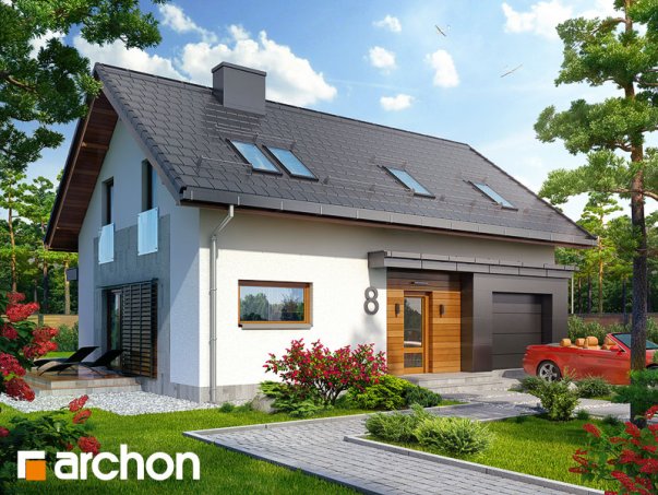 Проект дома Дом в годециях - 2 С мансардным этажом дома в Киеве