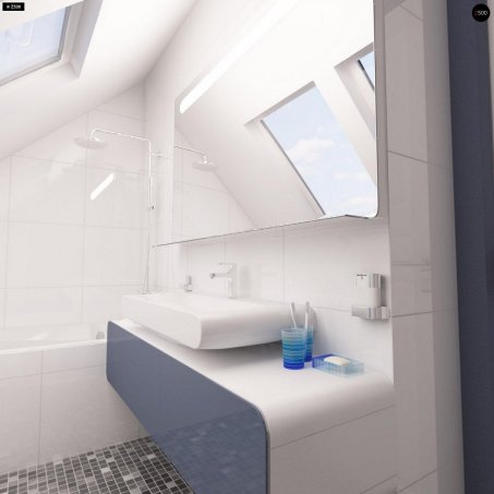 Проект дома U211 S - 20 С мансардным этажом дома в Киеве