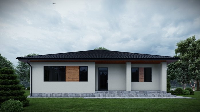 Проект дома DBT 621 - 5 Одноэтажные дома в Киеве