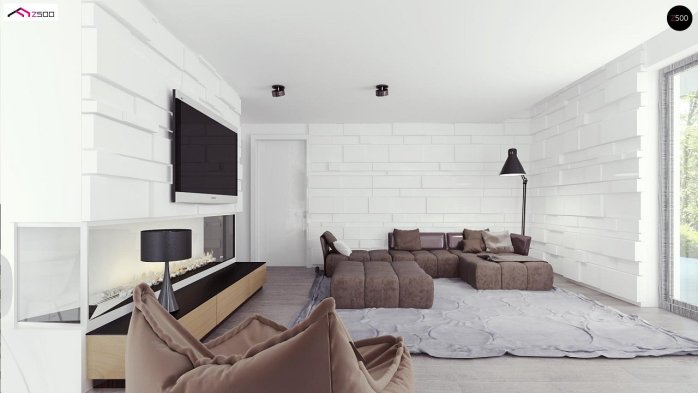 Проект дома Ux55 - 4 Двухэтажные дома в Киеве