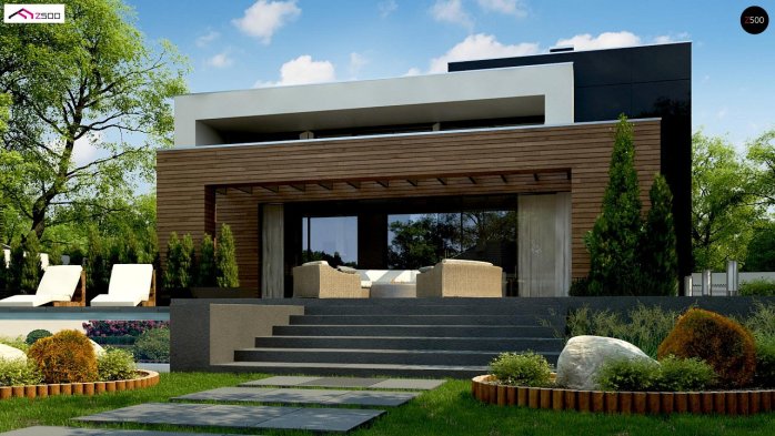 Проект дома Ux152 - 6 Двухэтажные дома в Киеве