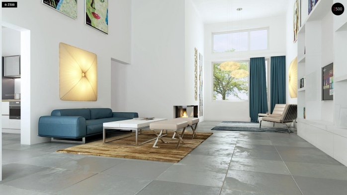 Проект дома Ux34 - 3 Одноэтажные дома в Киеве