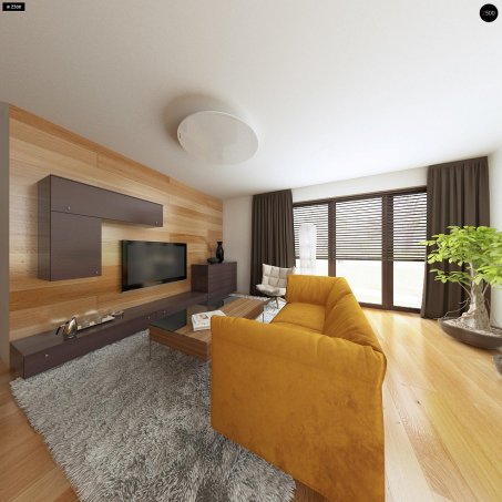 Проект дома U101 D GL - 7 С мансардным этажом дома в Киеве