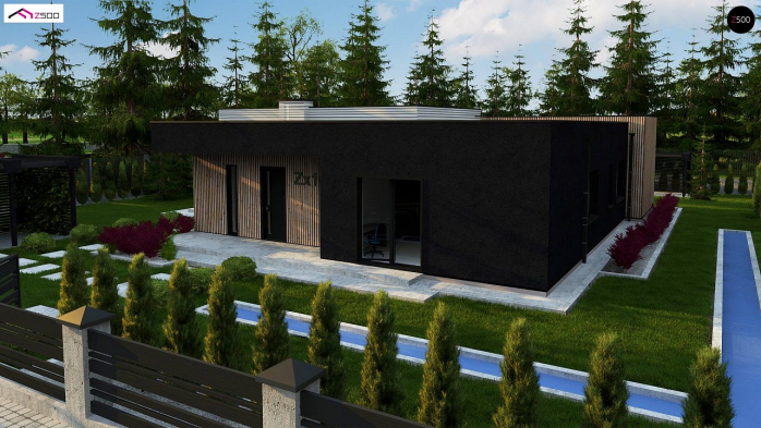 Проект дома Ux161 - 5 Одноэтажные дома в Киеве