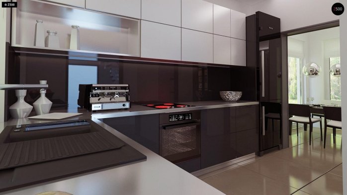 Проект дома U284 GP2 - 14 С мансардным этажом дома в Киеве