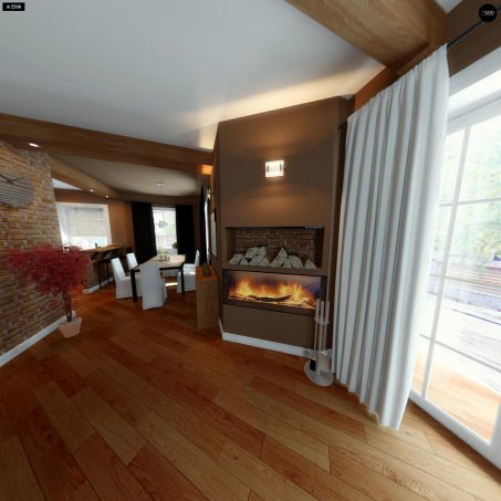 Проект дома U3 - 7 С мансардным этажом дома в Киеве