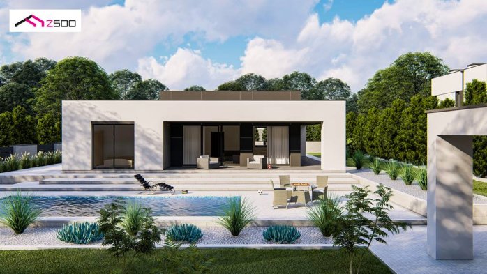 Проект дома Ux83 - 5 Одноэтажные дома в Киеве