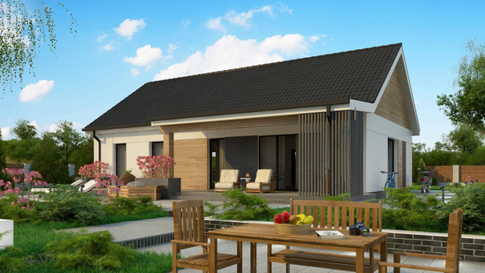 Проект дома U376 35 S - 4 Одноэтажные дома в Киеве