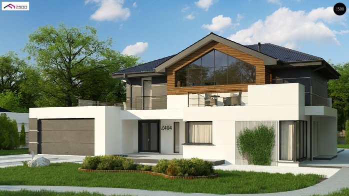 Проєкт будинку U404 - Двоповерхові дома у Києві