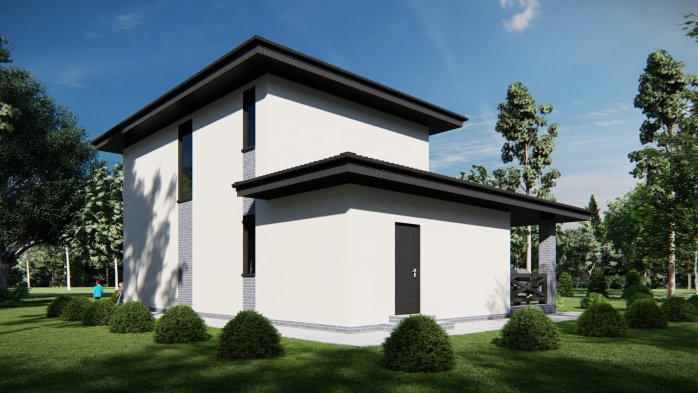 Проект дома DBT 540 - 2 Двухэтажные дома в Киеве