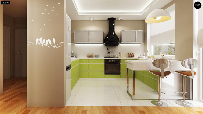 Проект дома U78 - 5 Одноэтажные дома в Киеве