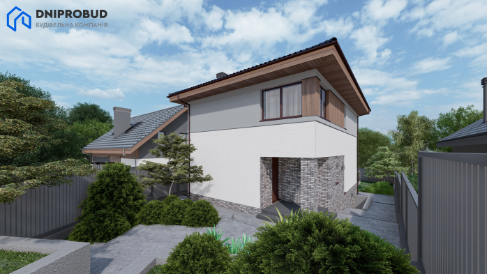 Проект дома Db 24 v1 - 5 Двухэтажные дома в Киеве