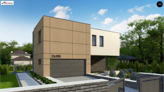 Проект дома Ux155 - 5 Двухэтажные дома в Киеве