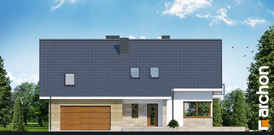 Проект дома Дом в айдаредах (Г2) вер.2 - 3 С мансардным этажом дома в Киеве