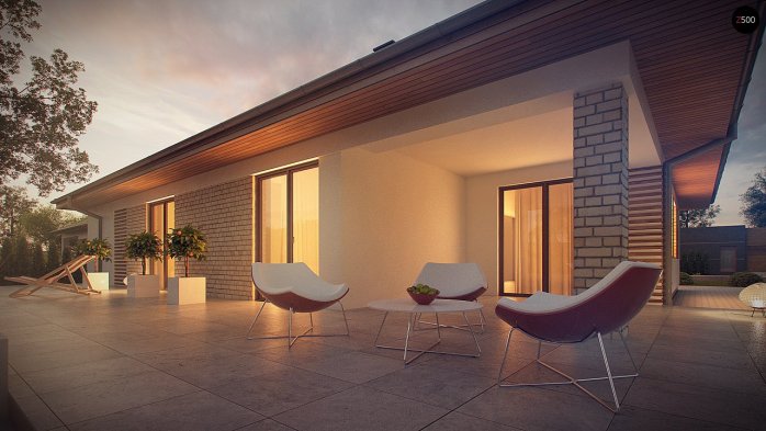 Проект дома U301 - 18 Одноэтажные дома в Киеве