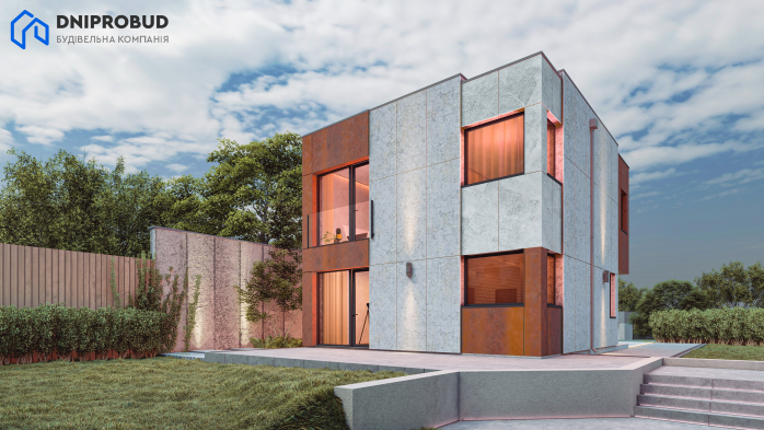 Проект дома DB 46 - 1 Двухэтажные дома в Киеве