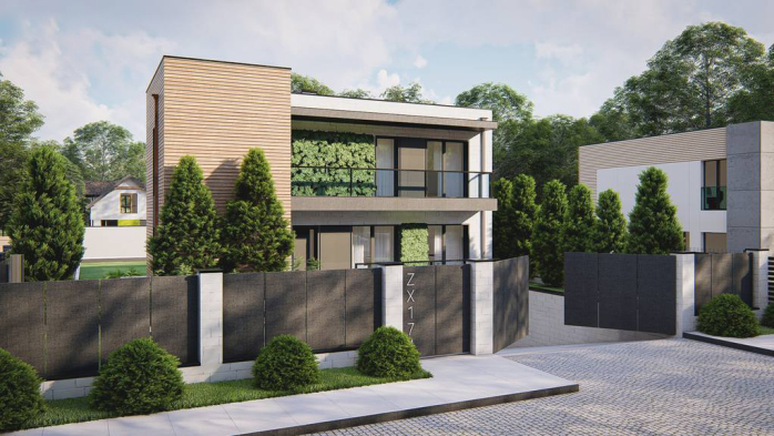 Проект дома Ux174 - 1 Двухэтажные дома в Киеве