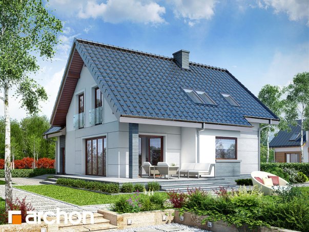 Проект дома Дом в алоизиях - 2 С мансардным этажом дома в Киеве