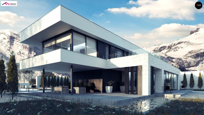 Проект дома Ux154 - 4 Двухэтажные дома в Киеве