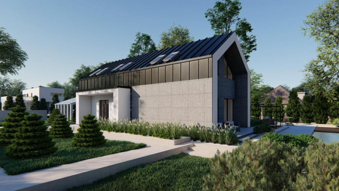 Проект дома U526 - 2 С мансардным этажом дома в Киеве