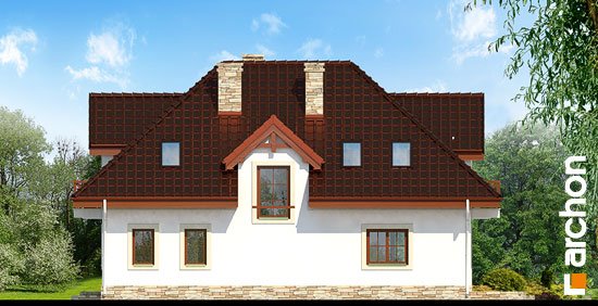 Проект дома Дом в майоране (П) вер.2 - 6 С мансардным этажом дома в Киеве