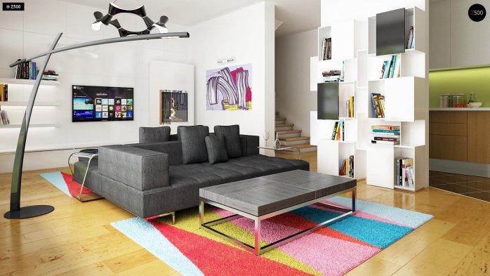 Проект дома U43 - 5 С мансардным этажом дома в Киеве