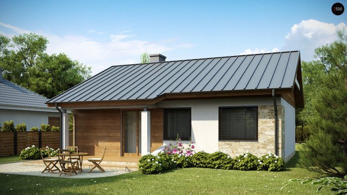 Проект дома U78 - 2 Одноэтажные дома в Киеве
