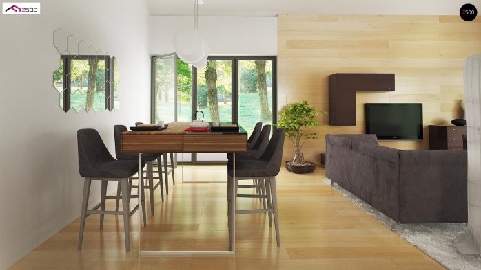 Проект дома U402 B+ - 10 Одноэтажные дома в Киеве