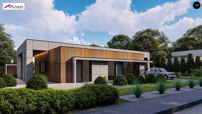 Проект дома Ux209 - 2 Одноэтажные дома в Киеве