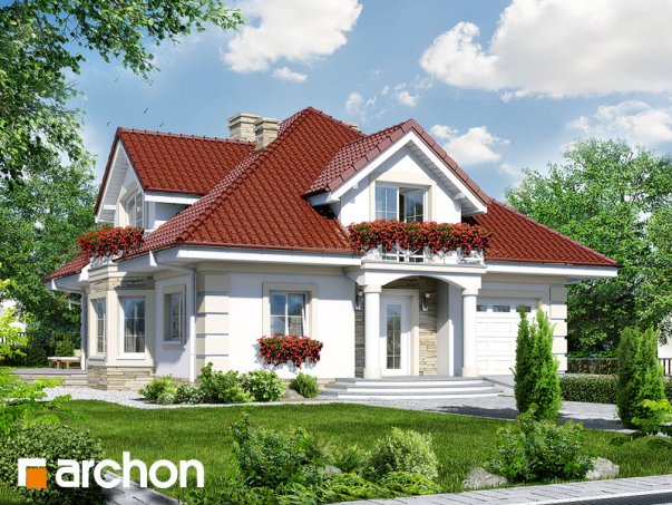 Проект дома Дом в тимьяне 3 вер.2 - 1 С мансардным этажом дома в Киеве