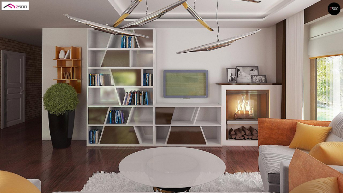 Проект дома U205 - 4 Одноэтажные дома в Киеве