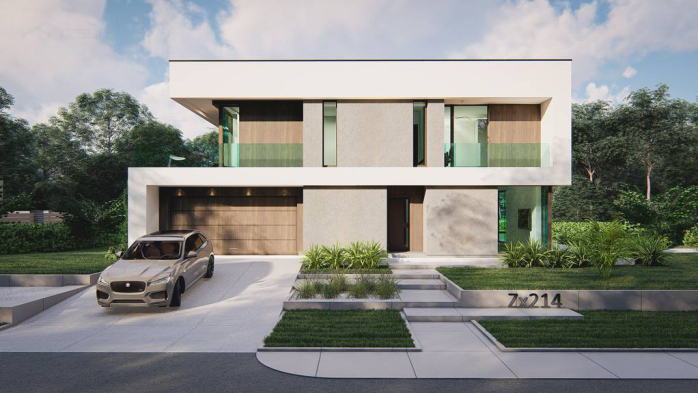 Проект дома Ux214 - 5 Двухэтажные дома в Киеве