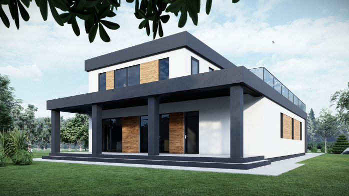 Проєкт будинку DBT 576 - Двоповерхові дома у Києві